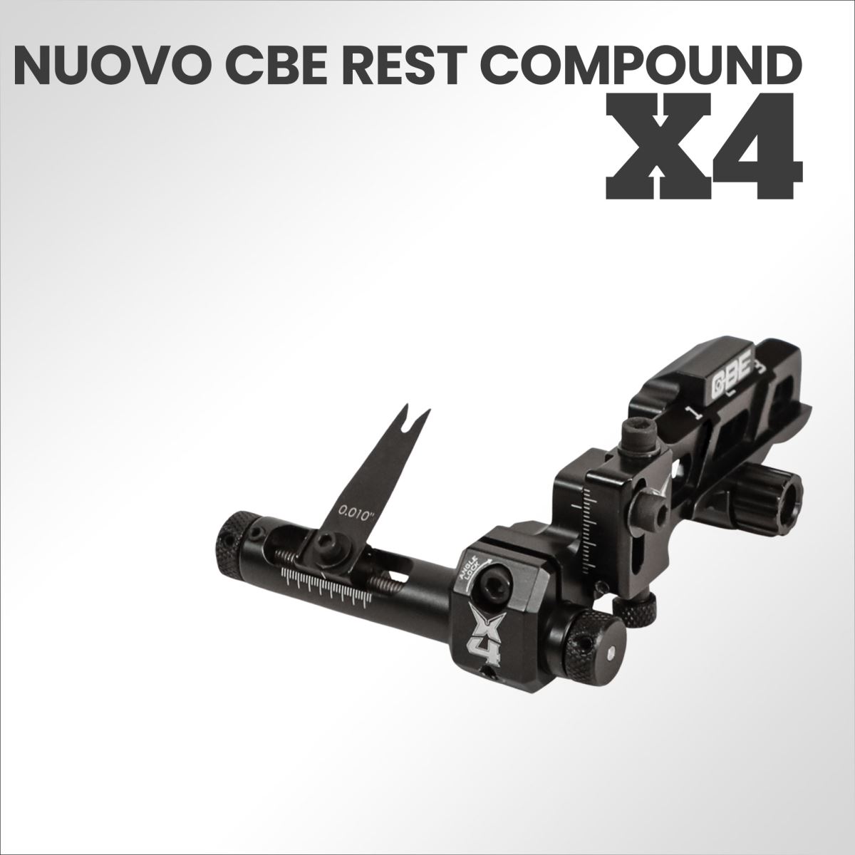 In Anteprima Italiana, il nuovo rest compound CBE X4